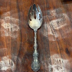 Gorham Ornate sterling Silver Serving Fork.